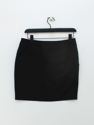 Falda midi para mujer La Redoute UK 10 negra poliéster - Imagen 6 de 6