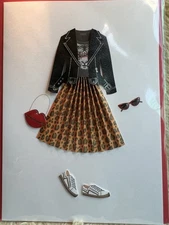 Papyrus Birthday Card Hip Outfit Leopard Biker Jacket Sunglasses Sneakers Lips