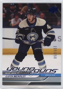 2024-25 Upper Deck Series 1 Young Guns Deluxe /250 Gavin Brindley #207 Rookie RC