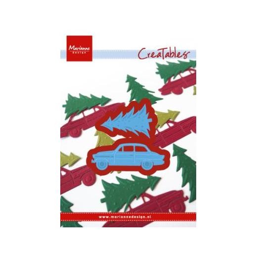 Marianne Design Creatables Cutting Dies - Driving Home for Christmas LR0567