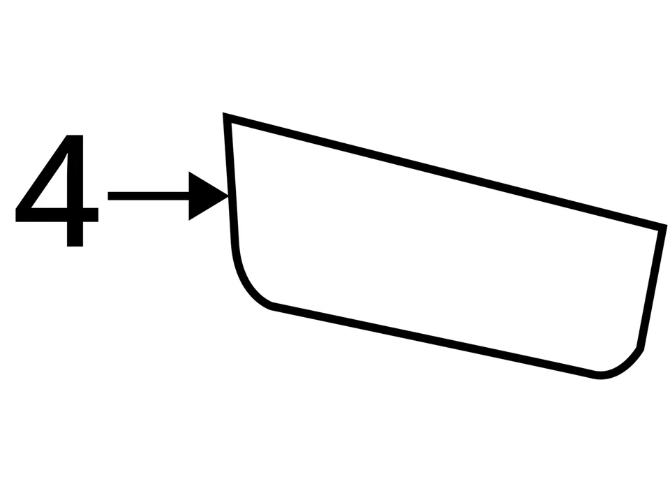 SE ADAPTA A FORD EXPLORER 1999-2001 MOLDURA XL2Z7829038BAA - NUEVO OEM XL2Z7829038BAA Foto 4 de 4
