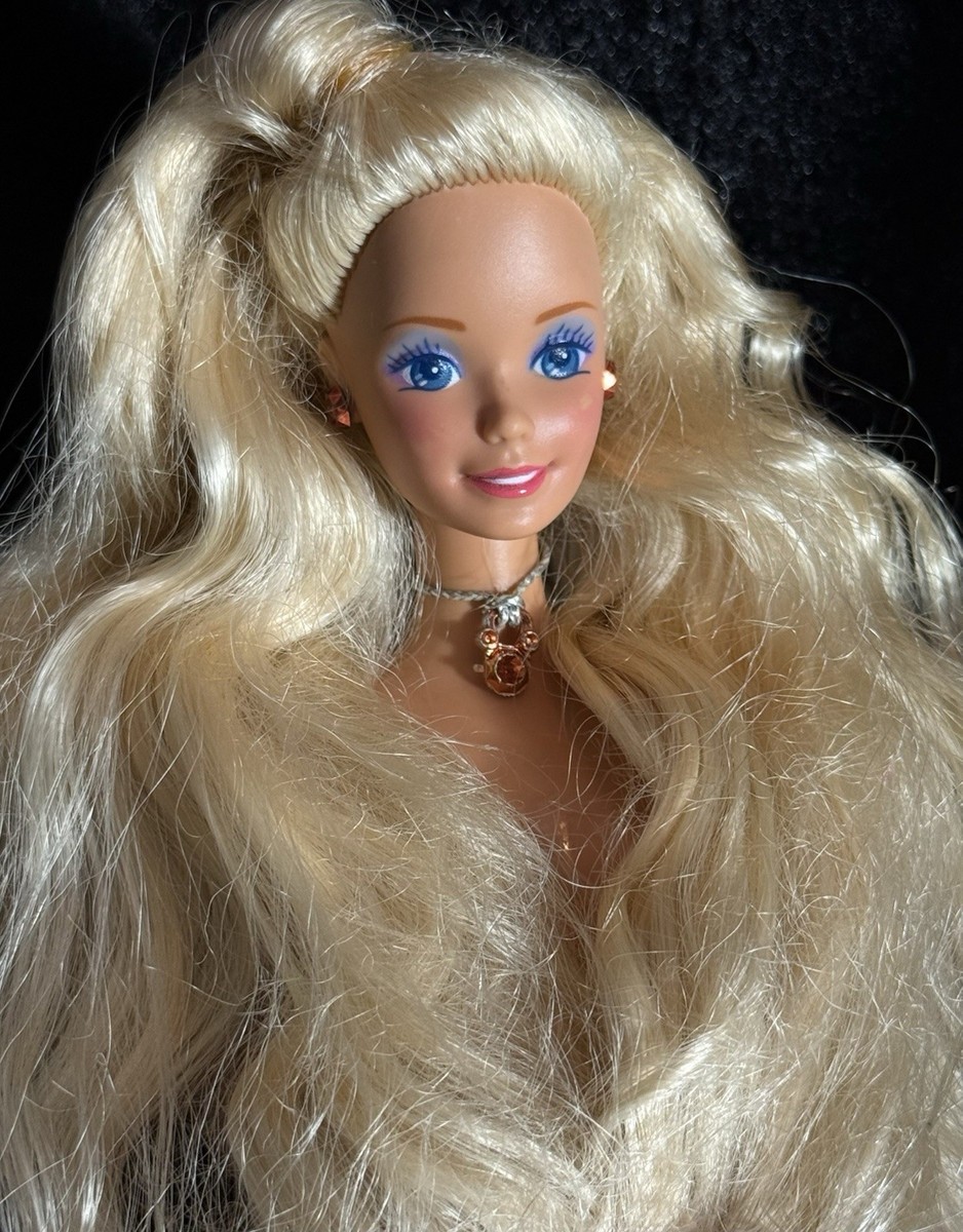 Blonde/Blue Eyes 1990s-Mattel fashion barbie doll-Nude for OOAK-L