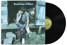 Ringo Starr Signed Beaucoups of Blues Album Cover W/ Vinyl BAS #AE31478