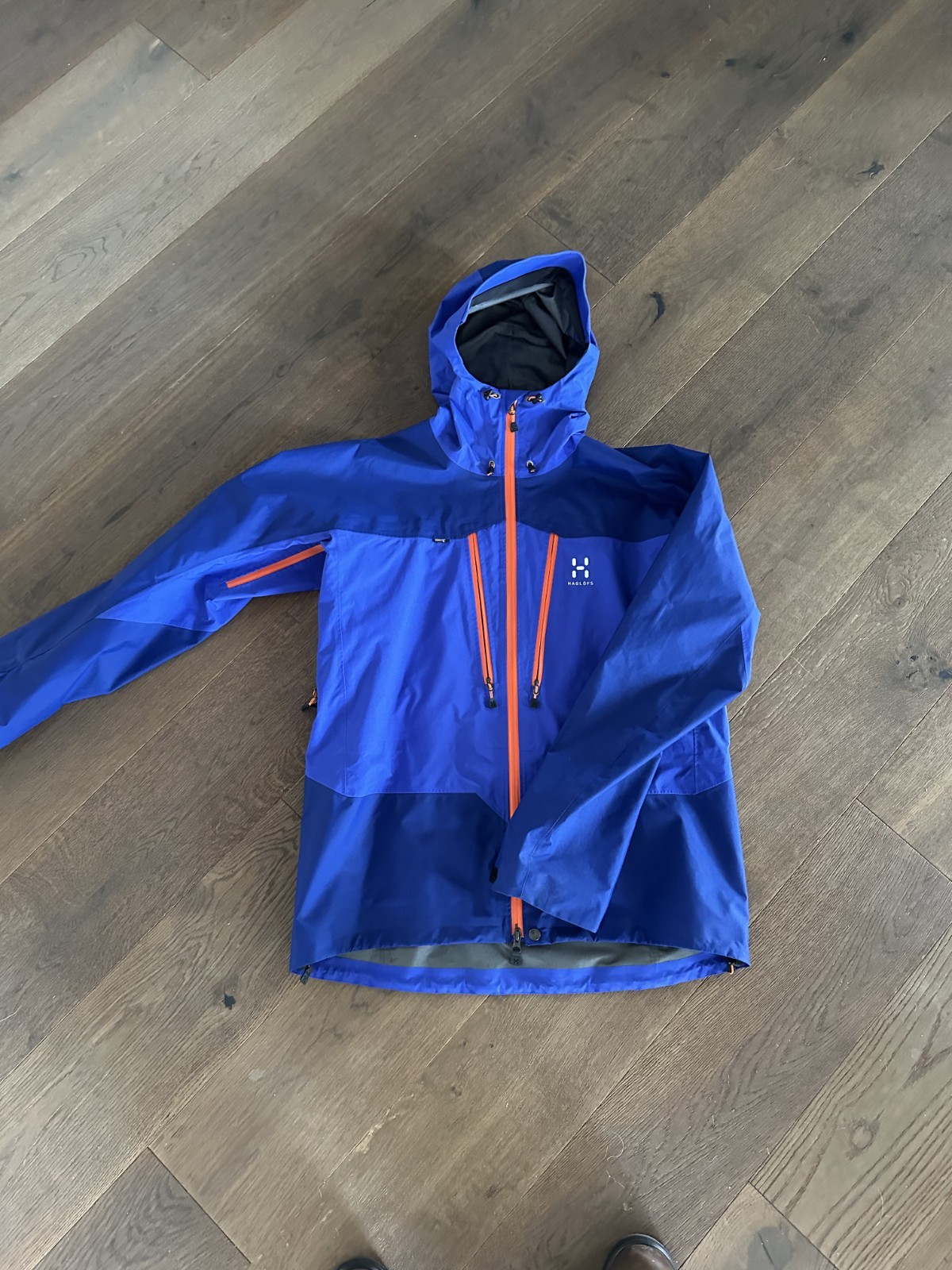 2007 HAGLOFS SPITZ GORETEX PRO SHELL WATERPROOF ALPINE Jacket Mens SIZE XL