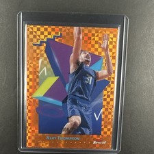 2024 Topps Finest - Klay Thompson - Orange  Checkerboard /200
