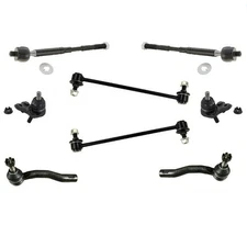 Fits For 03-08 Corolla Lower Ball Joints Tie Rod Ends Frt Sway Bar Links 8Pc Kit