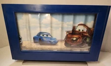 Disney Pixar Cars Motion Lamp Night Light Lightning McQueen Mater Works Great! 