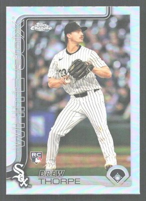 E454 - 2025 Topps Chrome - Drew Thorpe #275 - Refractor (RC)