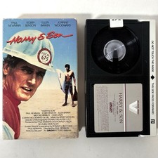 Harry  Son 1984 Betamax Tape Vintage Untested Paul Newman Orion Video Original