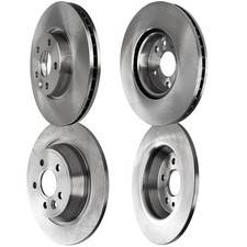 Front and Rear Disc Brake Rotors For 2012-2015 Land Rover Range Rover Evoque