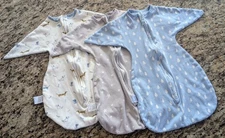 Insular 3 Pack Transitional Swaddles Size 0-3 Months, and/or 7-14lbs