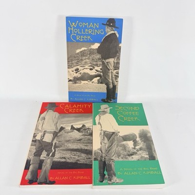 Novel of the Big Bend Set Allan C. Kimball SIGNED PB Book Lot Calamity Creek LE