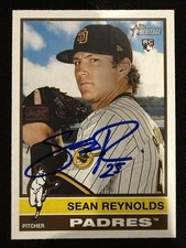 2025 Topps Heritage Sean Reynolds Signed Rookie Card 160 Padres Autograph Auto. rookie card picture