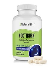 NaturalSlim NoctiBurn Night time Fat Burner Capsules Weight Loss Supplement