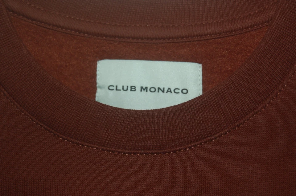 Club Monaco Men's Red Sweatshirt, Cotton Blend, Size XS EXCELLENT - Image 2 of 3