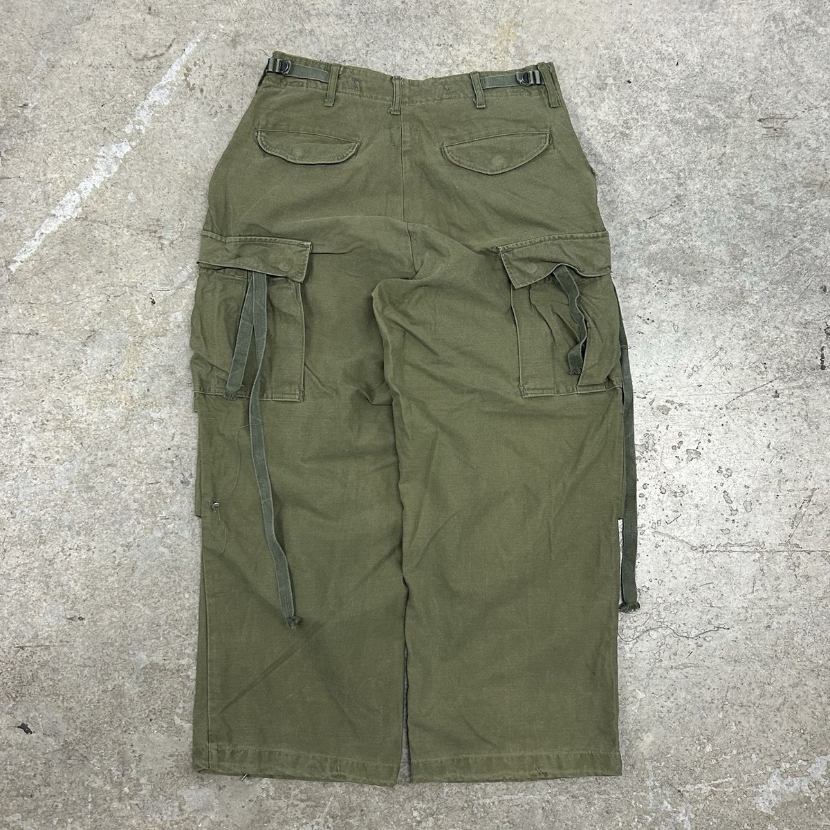 50's US Arrmy M-51 Trousers（Rare fabric） VINTAGE US ARMY FIELD TROUSERS PANTS M-1951 M51 1950'S SIZE