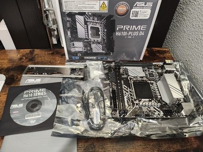 ASUS PRIME H610I-PLUS D4 Intel 12th-14th Gen LGA 1700 DDR4 mini ITX Motherboard