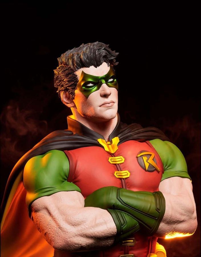 Dc Robin Model Robin Resin Sculpture Bust Model Kit DC Unpainted/Unassembled | eBay