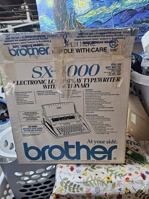 Brother SX-4000 Electronic Typewriter LCD Digital Display WITH BOX