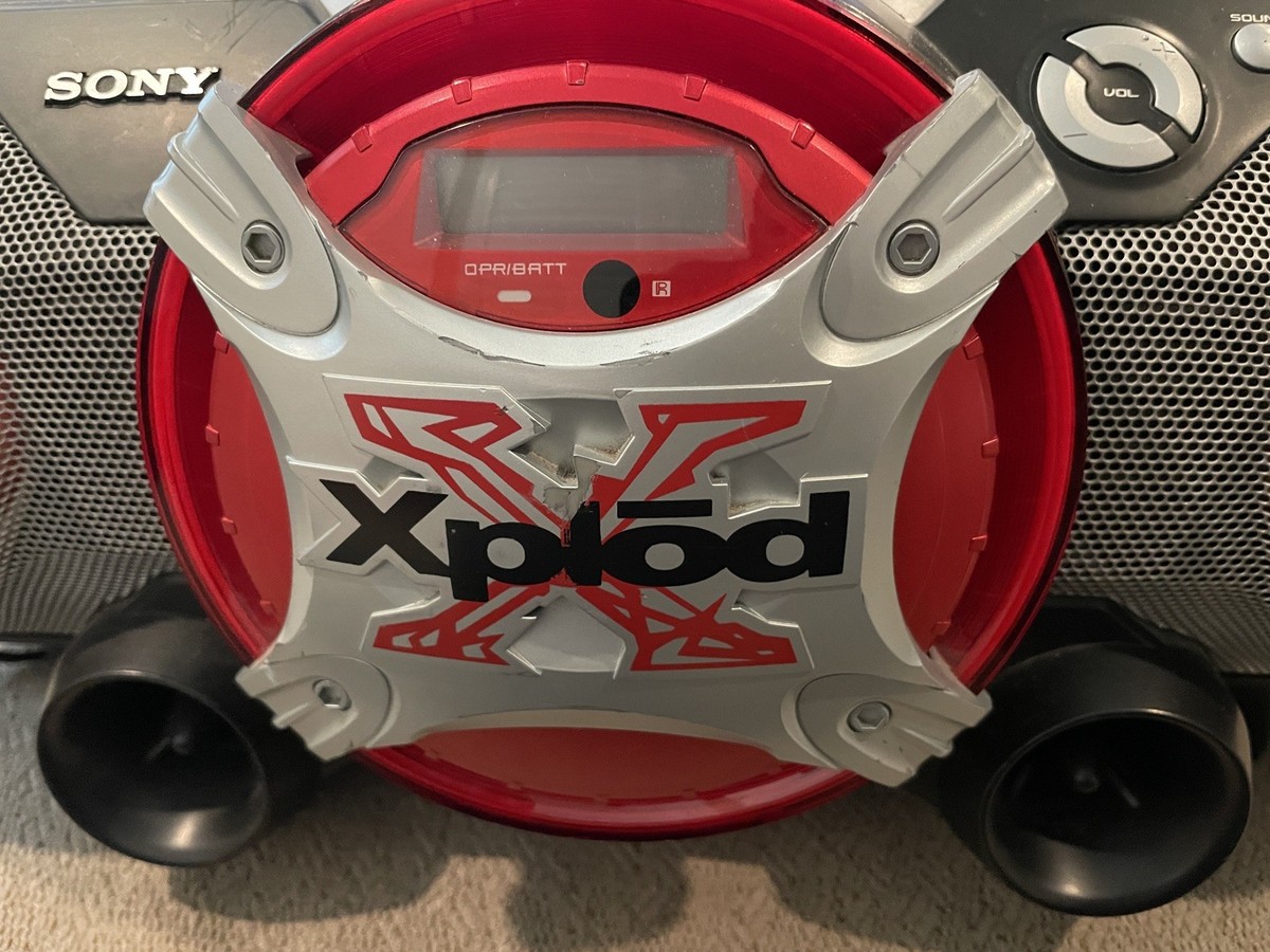 Sony Xplod Boombox CFD-G505 Mega Bass AM FM Radio CD Cassette