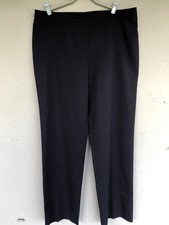 ESCADA Trousers Pants 44/14 Black Cotton Classic Tovata Business Designer
