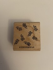 Stampin Up Flowers Wood Mounted Rubber Stamp RS84