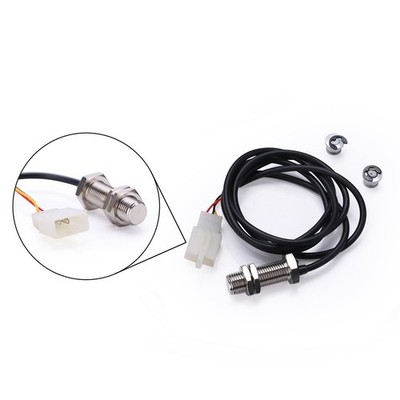Universal Sensor Cable & 2Magnet For Motorcycle Digital ATV Odometer Speedometer