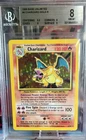 🔥 STRONG BGS 8 NM Charizard Base Set Unlimited Holo  Pokemon Card 4/102