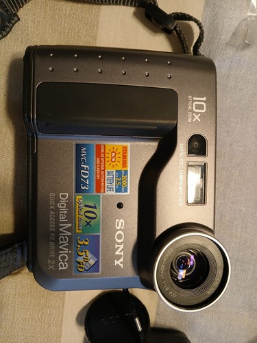 Sony Mavica MVC-FD73 Digital Floppy Disc Camera 10x Zoom 5 Floppy Disc AS IS | eBay