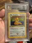 Pokemon Dragonite Fossil 1st Edition Holo Rare #4 BGS 8.5 NM/M+ with subgrades!