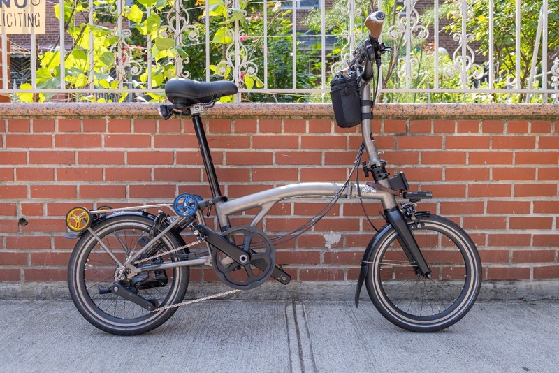 BROMPTON Titanium T Line 12 Speed, M Type, Rear Rack (T12MR), LOCAL PICKUP ONLY