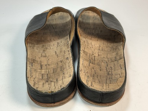 Kork Easy Tutsi schwarze Damen-Pantoletten aus Leder Kork-Pantoletten Größe 11 - Bild 4 von 7