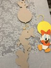 Disney Wood Hanging Ornaments Mickey Minnie Donald Daisy Pluto 1984 — photo 3
