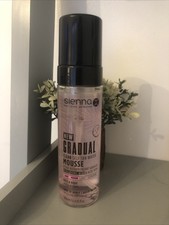 Sienna X Gradual Clear Self Tan Water Mousse 200ml Light to Medium Tanning. New