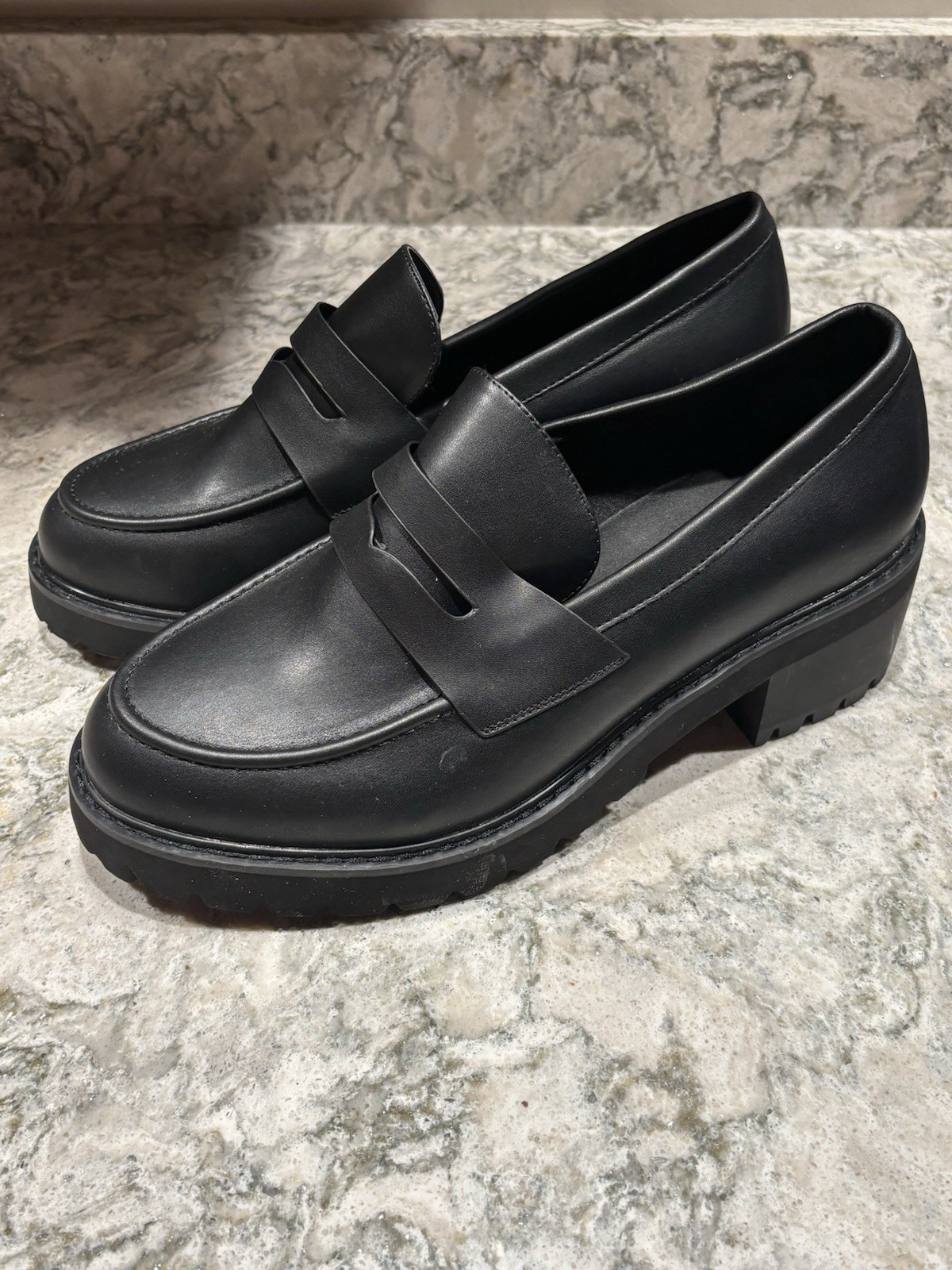 SAOLA Mocassino Lane Bryant Dream Cloud in ecopelle con suola a strappo taglia 10 5 W nero