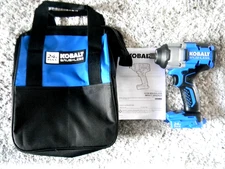 NEW KOBALT KIW4024B-03 24-volt Max 24V 1/2-in Brushless Impact Wrench W/Tool Bag