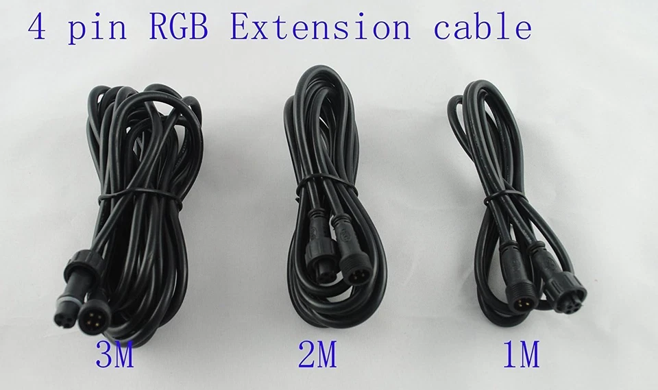 Cavo Di Prolunga a 4 Pin Da 2 M per Esterni RGB LED Decking (Solo per Luci  Ligh - Immagine 3 di 4