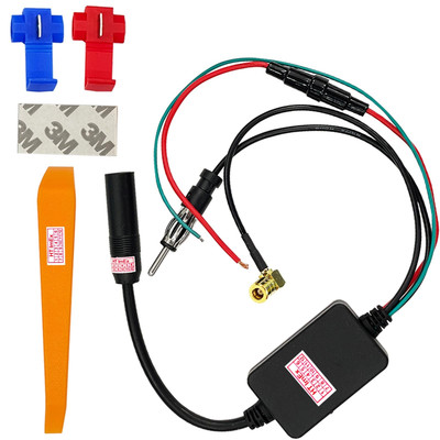 DAB Antenne Auto Splitter Verstärker KFZ DAB+ FM DIN Adapter Radio Autoantenne