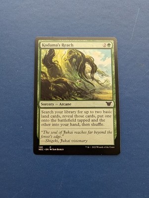 MTG Kodama's Reach: Kamigawa Neon Dynasty Commander #120   NM-MT