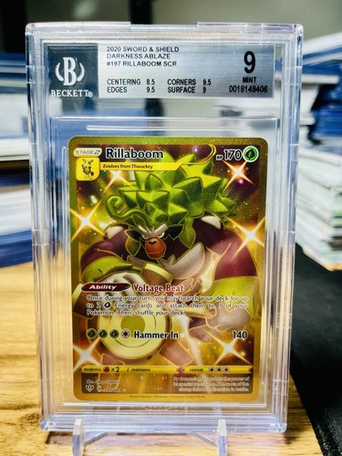 Rillaboom graded BGS 9 for sale on eBay