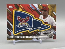 2017 Topps Pro Debut - Pennant Patches Matt Thaiss #PP-MT Gold /50 (RC)