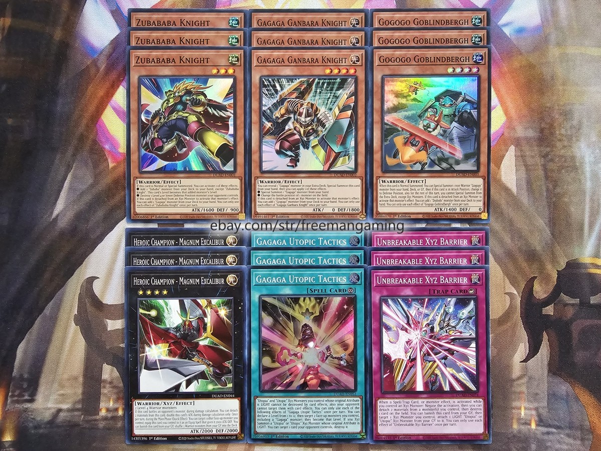 gogogo yugioh deck Yu-Gi-Oh! Yami Yugi/Seto Kaiba Quarter Century Deck Box – Dark Fox TCG main image 0