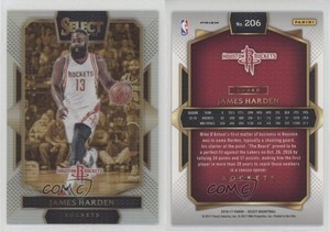 2016-17 Panini Select Courtside Silver Prizm James Harden #206