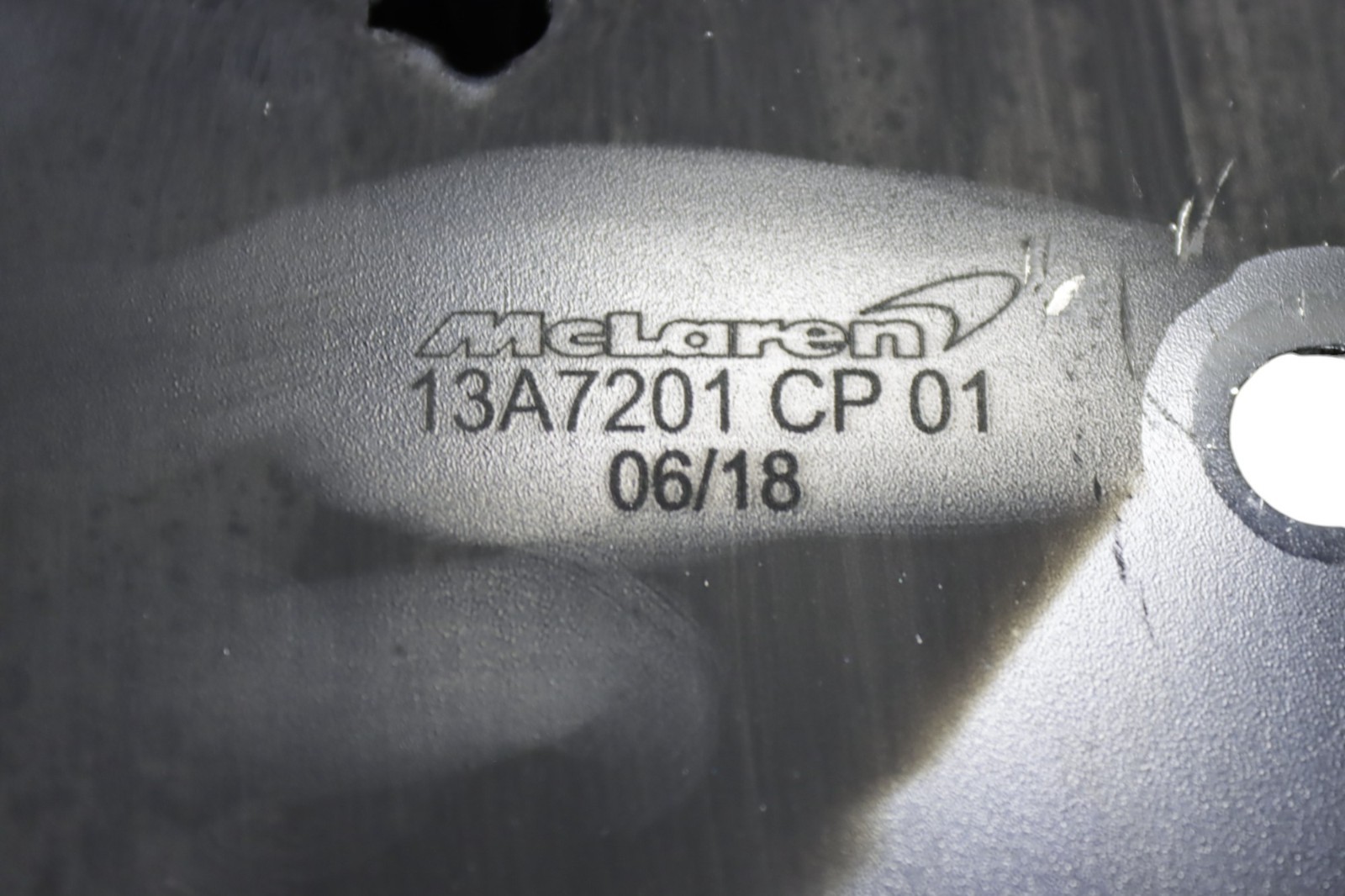 McLaren 570S Rear Left Side Upper Quarter Bracket Mount Support 2016 - 2021 OEM