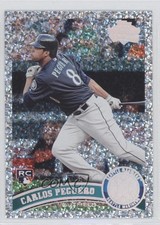 2011 Topps Update Platinum Diamond Anniversary Carlos Peguero #US183 0a3