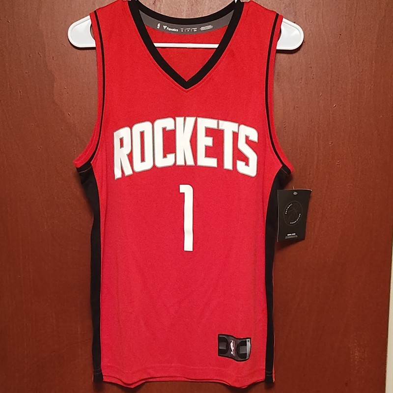 Fanatics Houston Rockets NBA John Wall #1 Red Jersey Men's Size S