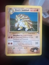 Pokémon TCG Brock's Sandslash Gym Heroes Unlimited Card 23/132 Regular Rare on eBay