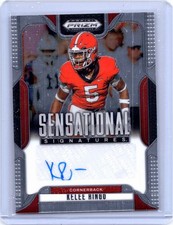 2025 Panini Prizm Draft Picks #SS-KRO Kelee Ringo Sensational Signatures Silver