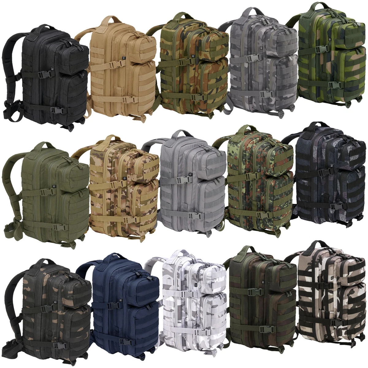 Zaino Militare NGT Recon 25L &ndash; Stile Tattico Per Campeggio Ed Escursionismo &ndash; Nero