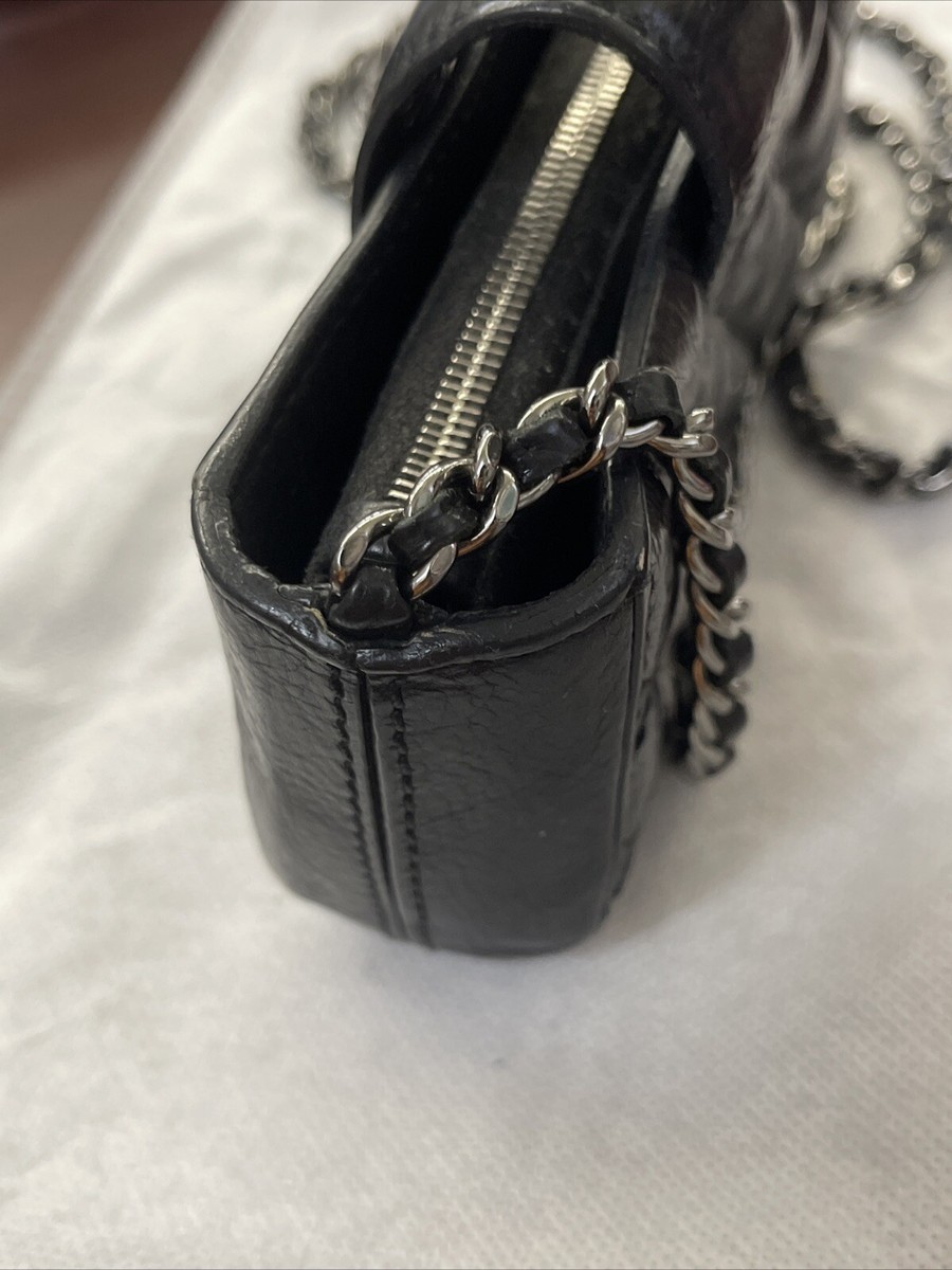 ショルダーバッグ・ポシェット × ヴィンテージ(中古) Chanel Top Handle Phone Holder Mini Crossbody Bag CHANEL Lambskin Quilted Crystal Valentine Charms Mini Phone